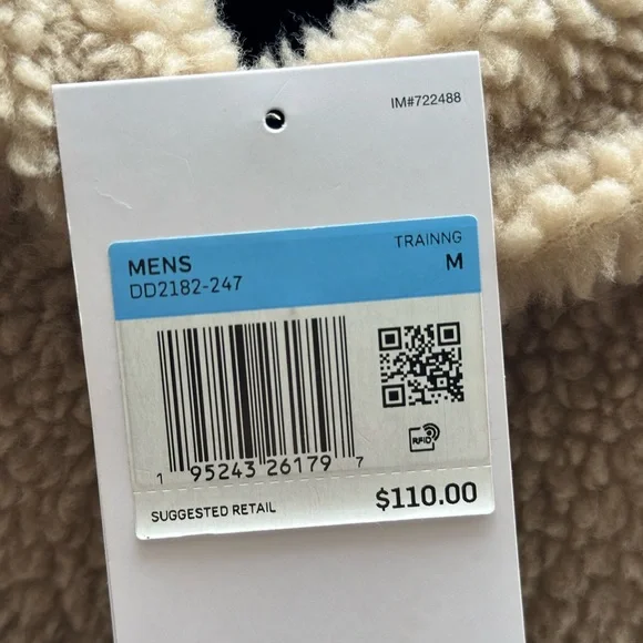 Nike Men's Therma Fit Yoga Sweatshirt Pullover M Brown - New with Tags - Picture 9 of 9